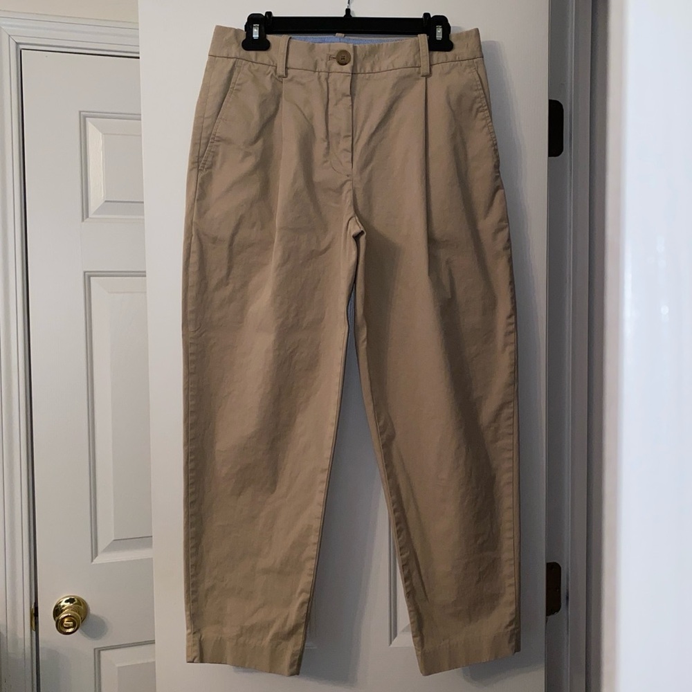 Aritzia Chino Mid-rise Carrot Pant in Beige Tan Washed Tundra Taupe - Picture 10 of 12